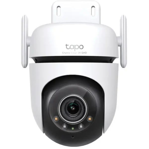 TP-Link Tapo C520WS Outdoor Pan/Tilt Security Wi-Fi Camera | 2K QHD Live View, Starlight Color Night Vision, Alexa and Google Assistant supported, 4MP QHD (2560×1440)