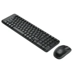 Logitech MK220 Wireless Keyboard and Mouse Combo, 10m Wireless Range, 10-Key Number Pad, Music Controls, Spill-Resistant Keyboard, Smooth Optical Tracking Mouse - Image 2