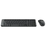 Logitech MK220 Wireless Keyboard and Mouse Combo, 10m Wireless Range, 10-Key Number Pad, Music Controls, Spill-Resistant Keyboard, Smooth Optical Tracking Mouse - Image 3