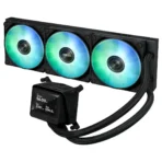 ASUS Max Gaming LC 360 ARGB LCD All-in-One CPU Liquid Cooler, 2.4" IPS LCD Screen, Pre-Installed ARGB Fans, Aura Lighting, Black