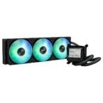 ASUS Max Gaming LC 360 ARGB LCD All-in-One CPU Liquid Cooler, 2.4" IPS LCD Screen, Pre-Installed ARGB Fans, Aura Lighting, Black - Image 2