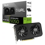 ASUS Dual GeForce RTX 5050 Graphics Card, 8GB GDDR6 PCI Express 5.0, OC 2677MHz, HDMI 2.1b DisplayPort 2.1b, 2 Slot, DUAL-RTX5050-O8G - Image 3