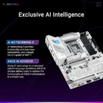 ASUS ROG Strix B860-A Gaming WiFi Motherboard, Intel LGA1851 Socket, ATX, DDR5, PCIe 5.0, Four M.2 Slots, WiFi 7, Aura Sync RGB - Image 2