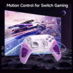 EasySMX D10 Wireless Gamepad Pro, Tri-Mode Connectivity, TMR Anti-Drift Joysticks, 1000Hz Polling Rate, Farout Purple - Image 2