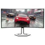 Lenovo Legion Pro 34WD-10 Curved Gaming Monitor, 34" WQHD OLED 240Hz, 3440x1440, 0.03ms MPRT, AMD FreeSync Premium Pro, HDR TB400, KVM, USB-C, HDMI 2.1, DP 1.4, Raven Black