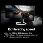 Lenovo Legion Pro 34WD-10 Curved Gaming Monitor, 34" WQHD OLED 240Hz, 3440x1440, 0.03ms MPRT, AMD FreeSync Premium Pro, HDR TB400, KVM, USB-C, HDMI 2.1, DP 1.4, Raven Black - Image 2