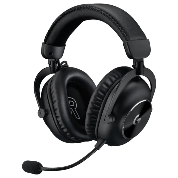 Logitech Pro X 2 Lightspeed Wireless Gaming Headset, 50mm Graphene Drivers, Blue VO!CE 6mm Detachable Boom Mic, 50-Hour Battery, 30m Wireless Range, Black