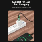 Cabletime USB3.0 A Male to USB Type-C Female OTG Adapter, Up to 5Gbps, 0.1m, Black, CP77G - Image 2