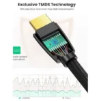 Ugreen 4K HDMI Cable Male to Male, 15m, High Speed Transmission, 4K Resolution, Audio Return Channel, HDMI With Ethernet, Black 40416 - Image 3
