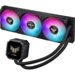ASUS TUF Gaming LC III 360 ARGB LCD Liquid CPU Cooler, Triple Fans, High Airflow Static Pressure, 2.8 Inch LCD Display