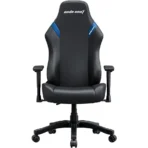 AndaSeat Luna Gaming Chair | Ergonomic Reclining, PVC Leather Computer Home Office Chair, Creative Rocking Function, Moulded Foam | Black and Blue